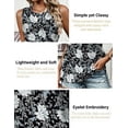 thumbnail image 4 of Zeagoo Tank Tops for Women 2025 Sleeveless Crew Neck Shirts Eyelet Casual Summer Top Dressy, 4 of 7