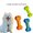 Green, variant on Chew Toy for Puppies – Interactive Teething Ring and Bone Shape Chewing Game for Indoor and Outdoor, 9X19 cm, Sky Blue