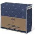 thumbnail image 1 of Safdie & Co. 3-piece Polyester Paddles Rustic Cottage Twin Sheet Set in Navy, 1 of 1
