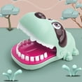 thumbnail image 1 of Juguetes de piscina, juguetes para bebés, juguetes para niños pequeños, juguete de plástico para morder los dedos, dinosaurio, perro, hipopótamo, juego de morder los dedos, juguete interactivo de escr, 1 of 8