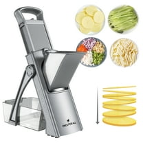 ONCE FOR ALL Mandoline Slicer Adjustable Stainless Steel Vegetable Chopper, Dice, Julienne, Slicing