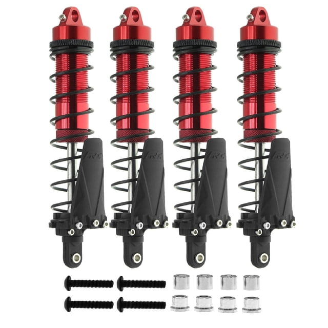 QualitChoice Smooth Front Rear Shock Absorber For 1/16 Huan Crawler Wear-resistant Red