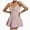 Pink, variant on Women's Floral Lace V Neck Night Gown Babydoll Lingerie Dress (Black,M)