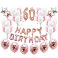 thumbnail image 1 of Happy Birthday Number Star Balloons Confettis Set Home Restaurant Party Decor, 1 of 7