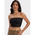 thumbnail image 5 of Women's Basic Casual Strapless Backless Bandeau Tube Top, 5 of 6