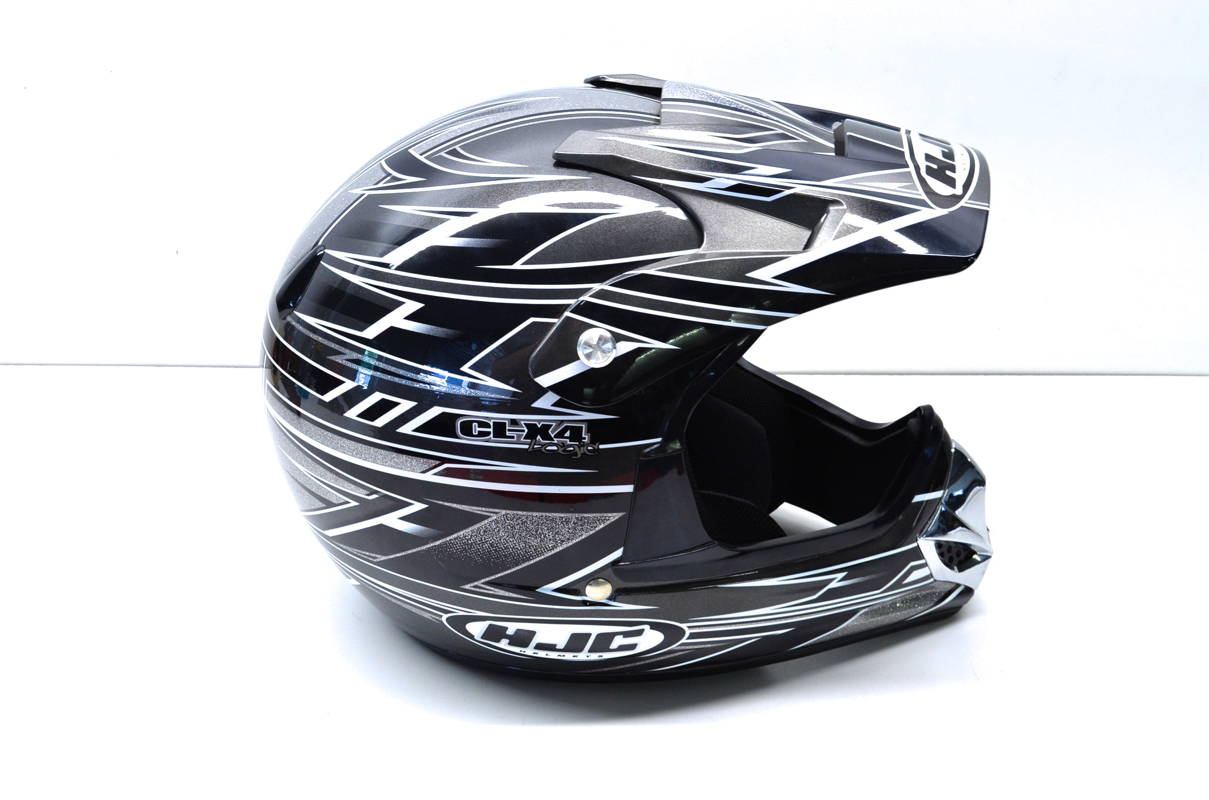 HJC 04HHPI33 CLX4 Black/Silver Helmet XXS NOS