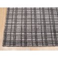 thumbnail image 4 of Silver Grid Hand-Tufted Bamboo Silk Rug, 4 of 6