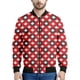 thumbnail image 3 of Chaqueta con estampado 3D de hoja de arce de Canadá para hombres y niños, chaqueta informal con cremallera para la calle, sudadera estilo aviador para primavera y otoño, 3 of 5