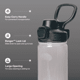 thumbnail image 4 of TAL 20oz Tritan Ranger Lock Water Bottle, Black, 4 of 10