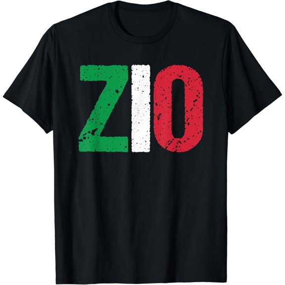 New Uncle Gift Italian Zio Proud Italian American Uncle T-Shirt