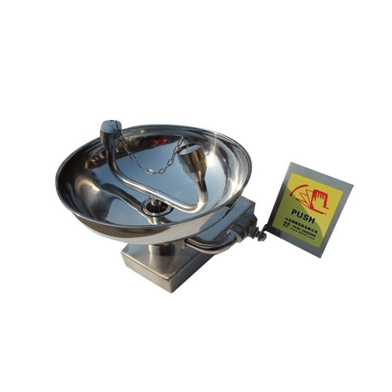 SHANNA Emergency Eye Wash Station 304 Stainless Steel First Aid Eyewash Wall-Mounted Face Washer Station