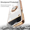 thumbnail image 5 of Compatible with Samsung Galaxy Z Flip 4 Case with Ring Holder Silicone Protective Cover Magnetic Kickstand Shockproof Folding Phone Case Soft TPU Bumper-White, 5 of 18