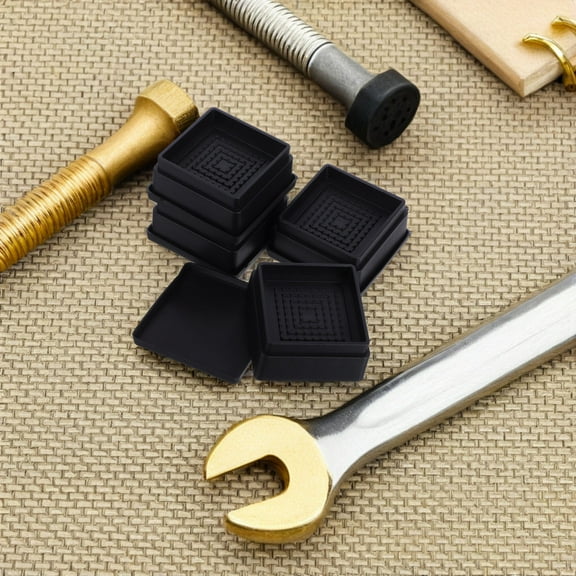 WHAMVOX 4pcs Rubber Furniture Risers For Bed Non-Slip Chair Lifters For Dining Tables Desk Leg Extenders Desk Risers Leg Lifts For Couch