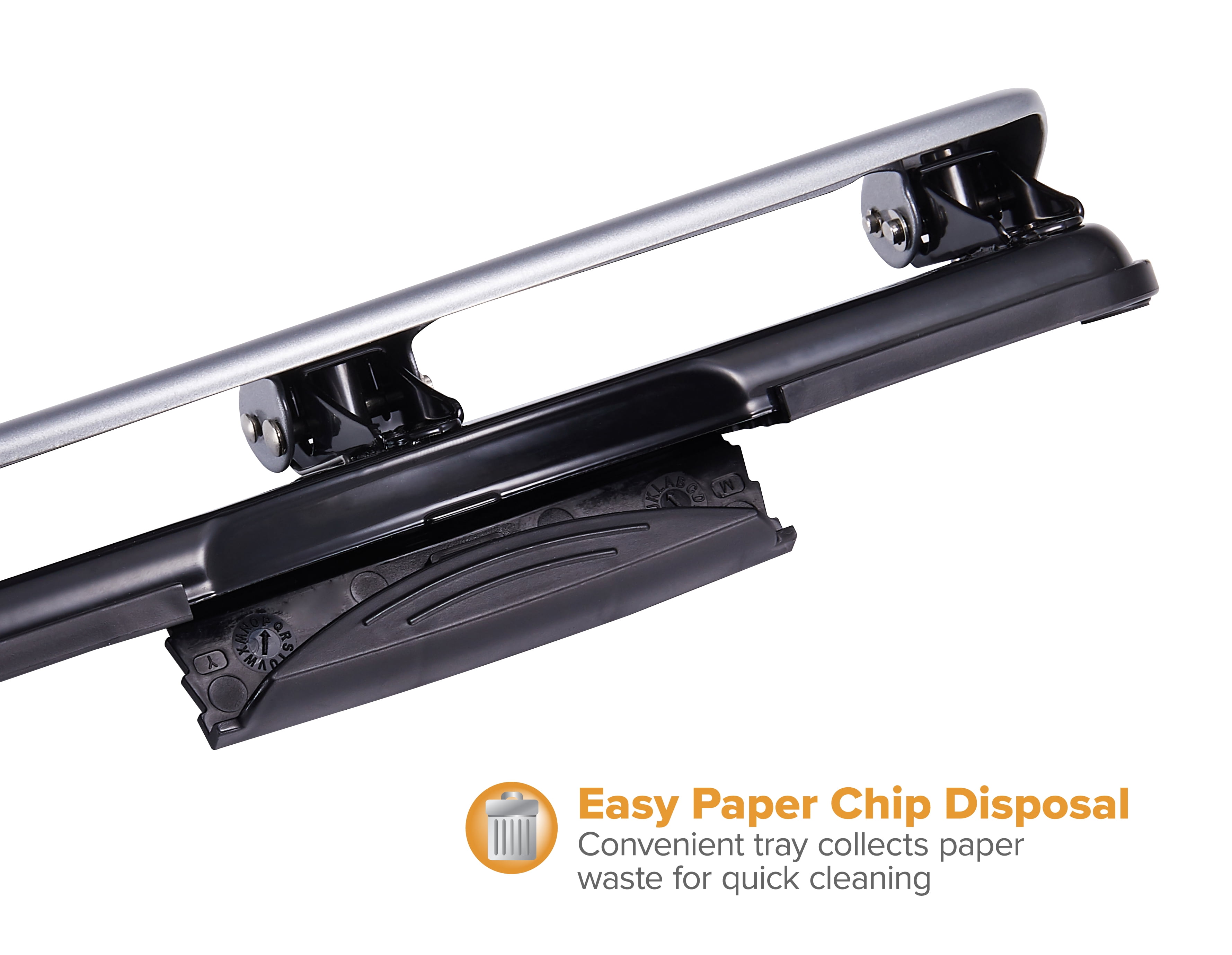 Bostitch EZ Squeeze™ Three-Hole Punch, 12-Sheet, Reduced Effort