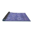 thumbnail image 2 of Ahgly Company Indoor Square Abstract Blue Modern Area Rugs, 7' Square, 2 of 4
