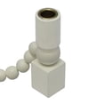 thumbnail image 4 of Harrison Cream Wooden Candlestick, 4 of 6