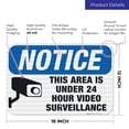 thumbnail image 3 of Video Surveillance Sign, Security Camera Sign,, 3 of 5