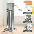 thumbnail image 3 of Ktaxon 15LBS/7L Sausage Stuffer, Manual Sausage Maker Meat Stuffer, Home & Commercial, 3 of 8