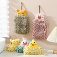 thumbnail image 3 of Chenille Hand Towel with Hanging Rope Cartoon Design Kitchen Bathroom Supplies, 3 of 7