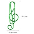 thumbnail image 2 of 300 pcs  Decorative Music Note Shaped Document Clip Sturdy Metal Clip Office Supply, 2 of 6