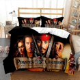 thumbnail image 1 of B541 Bed Sheets Pirates of the Caribbean Quilt Cover Pillowcase Bedding Three Piece Set Multi Size Comforter Set Duvet Cover Bedding Sets Bed Sheets H, 1 of 1