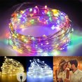 thumbnail image 3 of GRNSHTS USB Plug In 20/50/100 LED Fairy String Lights DIY Micro Copper Wire Xmas Party, 3 of 13