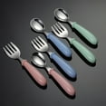 thumbnail image 5 of Dream Lifestyle Toddler Utensils Toddler Flatware with Silicone Handle Kids Eating Utensils Fork Spoon with Storage Box Stainless Steel Cutlery Children Cutlery, 5 of 5