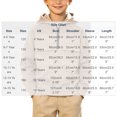 thumbnail image 3 of BLVB Hoodies for Boys Quarter Zip Pullover Teen Fleece Hooded Sweatshirt Fashion Hoodie Kids Fall Winter Clothes(Beige,10-11 Years), 3 of 9