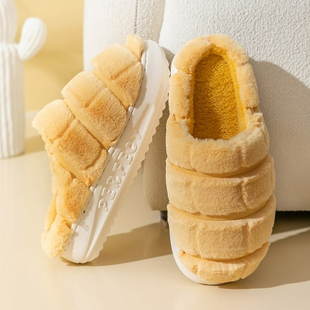 

uikmnh Warm Slippers Slippers For Women Home Thick Bottom Warm Indoor Outdoor Slippers 8