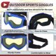 thumbnail image 5 of Gafas de montar para motocicleta Unique Bargains 1 Pc Gafas de sol de ciclismo con lente amarilla y marco azul, 5 of 6
