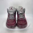 thumbnail image 3 of Ni - ke Ni - ke Air Jordan 5 Retro LS Men Size 8.5 314259-602 Burgundy Graphyte Silver Shoe, 3 of 5