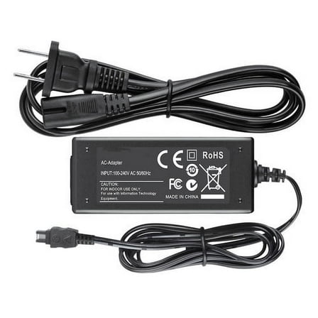 K-MAINS AC Adapter Charger Replacement for AC-L200 AC-L200A AC-L200B AC-L200C Power Supply Cord