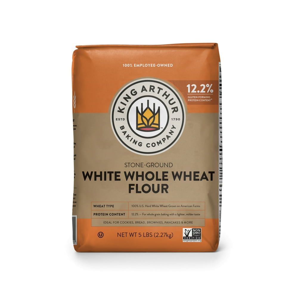 King Arthur Flour White Whole Wheat Flour 5 lb. Bag