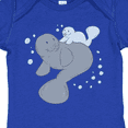 thumbnail image 4 of Inktastic Cute Manatees with Bubbles Boys or Girls Baby Bodysuit, 4 of 5