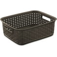 thumbnail image 3 of 12726P06 Short Weave Basket, Espresso, 6 Pack, 3 of 6