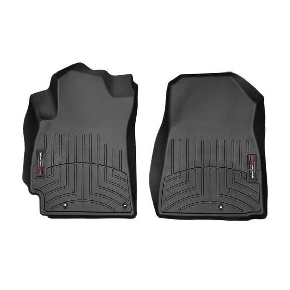 WeatherTech Custom Fit FloorLiners compatible with 2019-2024 Kia Forte - 1st Row (Driver & Passenger), Black