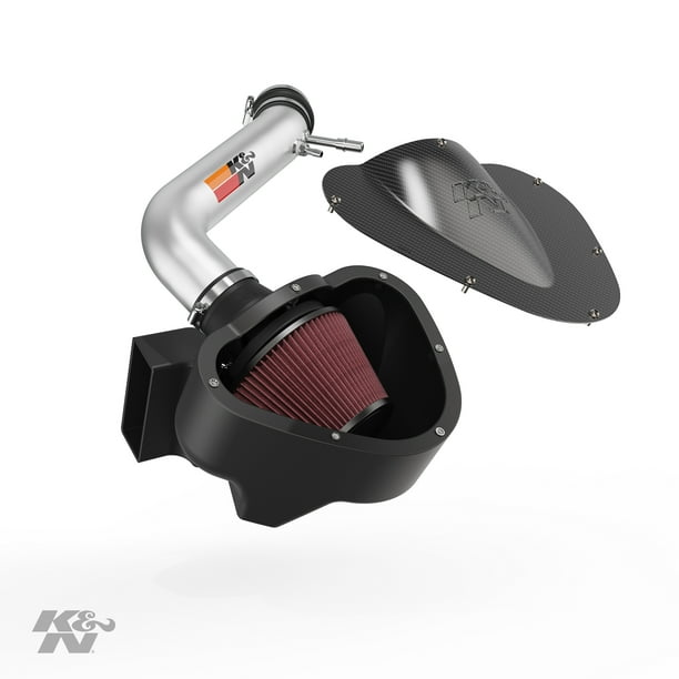 K&N Cold Air Intake Kit High Performance, Guaranteed to Increase