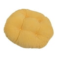 thumbnail image 4 of Cojín redondo de 40 cm Zulema Cojín de suelo Cojín decorativo para sofá Amarillo Funda de cojín de asiento de silla, 4 of 5