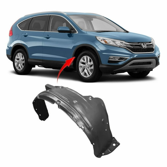 DCP Front Right Passenger Side Fender Liner For 2012-2016 Honda CR-V HO1249147