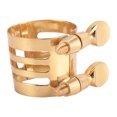thumbnail image 1 of Ligadura De Boquilla De Saxofón, Latón, Ajuste Perfecto, Clip De Ligadura De Saxofón Dorado, Versátil Para Clarinete Para Reemplazo, 1 of 7