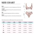thumbnail image 6 of Daiia Beautiful Butterflies and Hearts Women's Bikini Set Two Piece Swimsuit High Waisted Bikini Adjustable Straps Bikini Perfect for Beach, Pool, and Summer Vacation-Large, 6 of 9