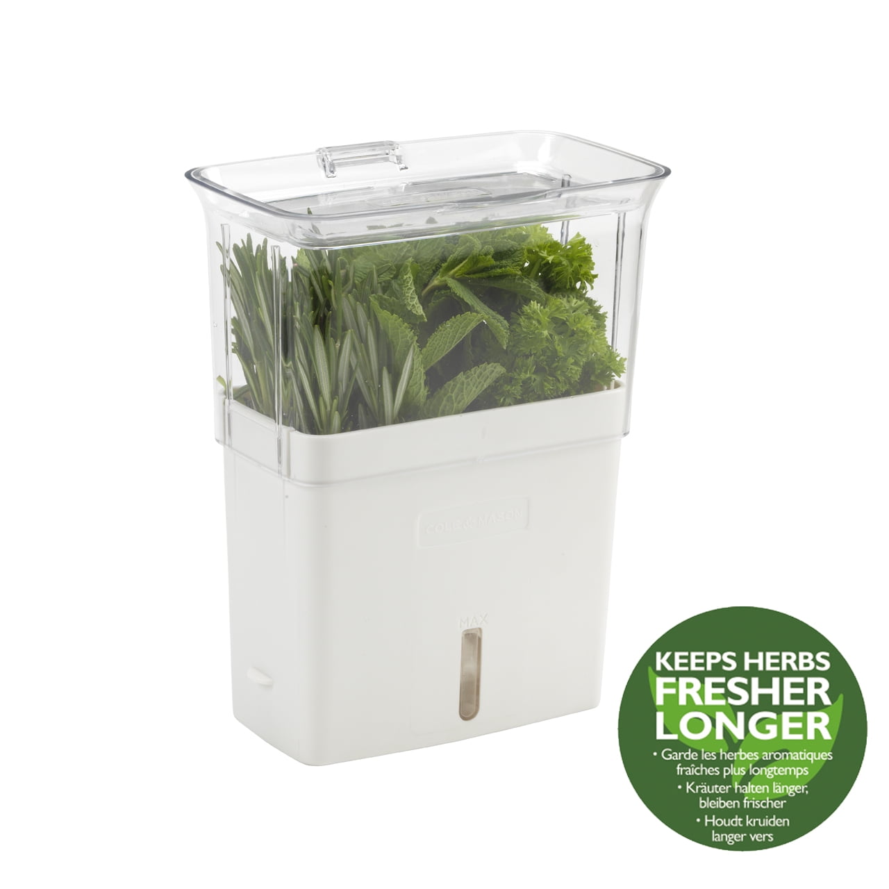 Cole & Mason Fresh Herb Keeper Plastic Pot Planter