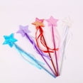 thumbnail image 1 of 5 Piezas Varitas de Hadas, Varitas de Estrellas Brillantes, Varita de Princesa Estrella, Varita Mágica de Estrellas, para Niñas, Accesorios de Disfraces, Juegos de Rol, Suministros para Fies, 1 of 4