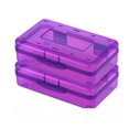 thumbnail image 1 of 2pc Plastic Pencil Box Large Capacity Pencil Boxes Clear Boxes With Snap-tight Lid Stackable Design And Stylish Office Supplies Storage Organizer Box Deals Of The Day Clearance, 1 of 7