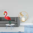 thumbnail image 2 of Escultura De Jardín Con Bola De Cristal De Flamenco, Figura De Metal, Adorno, Estatua, Soporte Para Navidad, Primavera, Jardín, Hadas, Pasillo, Chimenea, Dormitorio, Sala De Estar, Oficina, 2 of 8