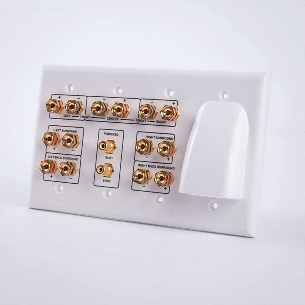 Vanco 7.2 Home Theater Wall Plate w/ Bulk Cable By FireFold Walmart