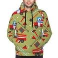 thumbnail image 4 of Bingfone Cartoon Fire Truck Men'S Drawstring Hoodie Long Sleeve Pocket Sweatshirts-Xx-Large, 4 of 9