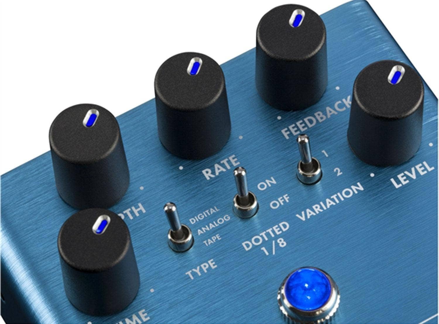 Fender Mirror Image Delay Pedal Blue