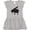 AC-Heather Grey, variant on Inktastic Piano Silhouette Girls Toddler Dress