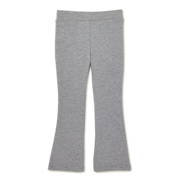 grey flare leggings